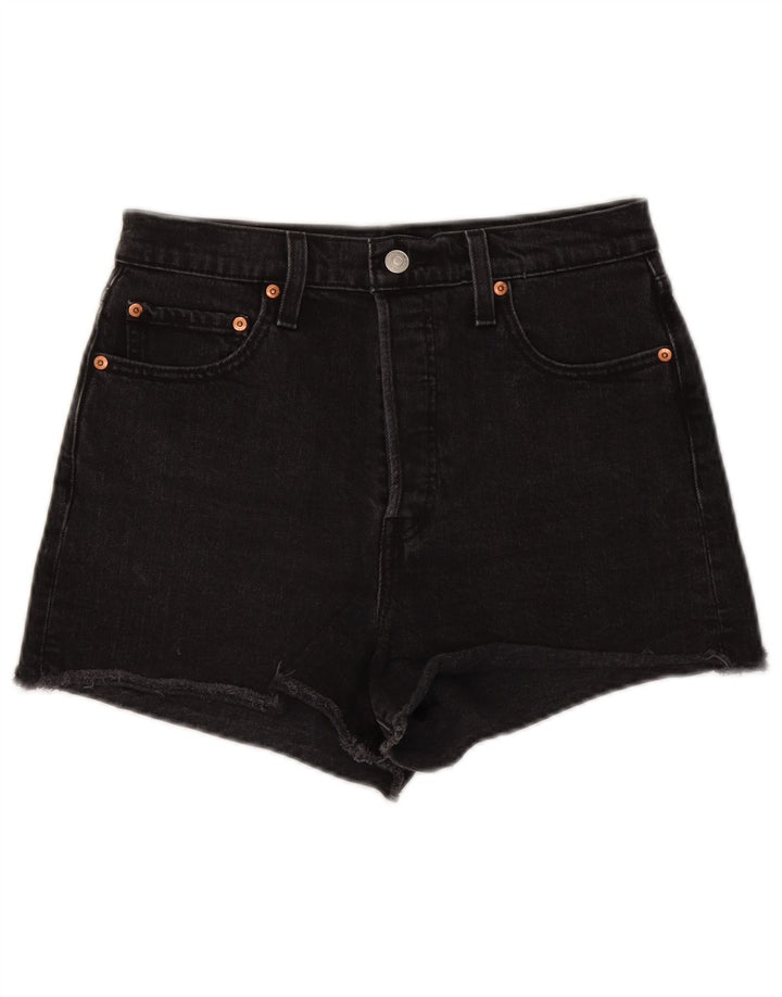 Pantaloni scurți din denim Levi's W29, bumbac mediu negru