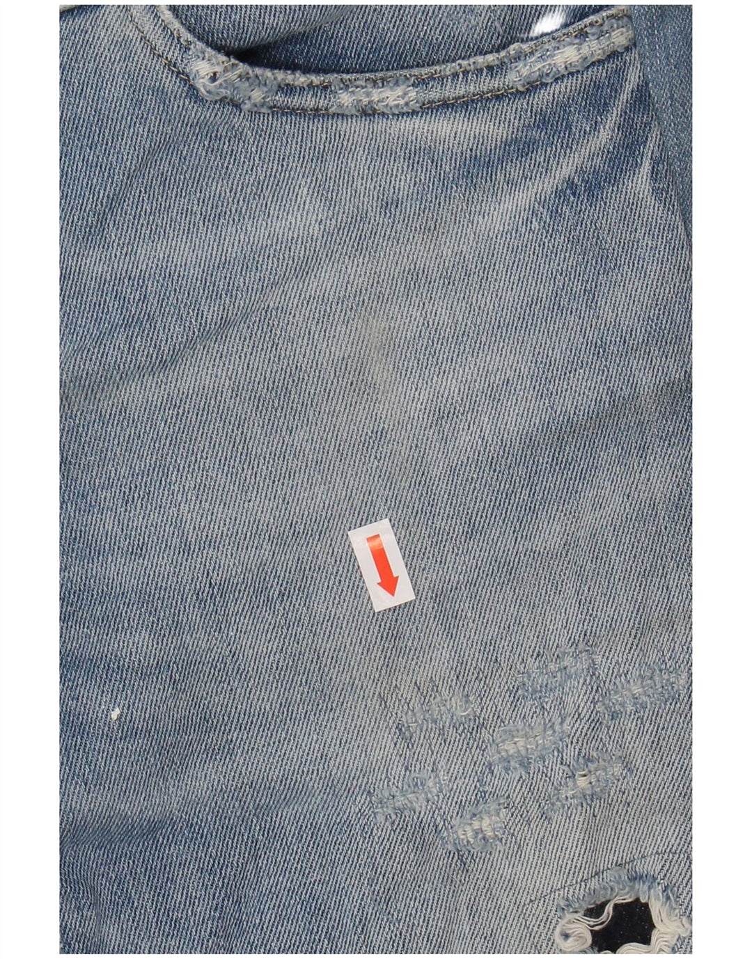 DOLCE & GABBANA Blugi subțiri învechiți pentru femei IT 44 Medium W30 L32 Albastru