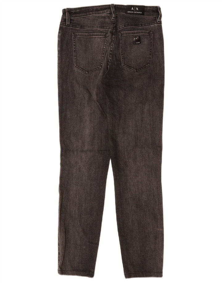 Blugi super skinny pentru femei Armani Exchange W25 L26 gri
