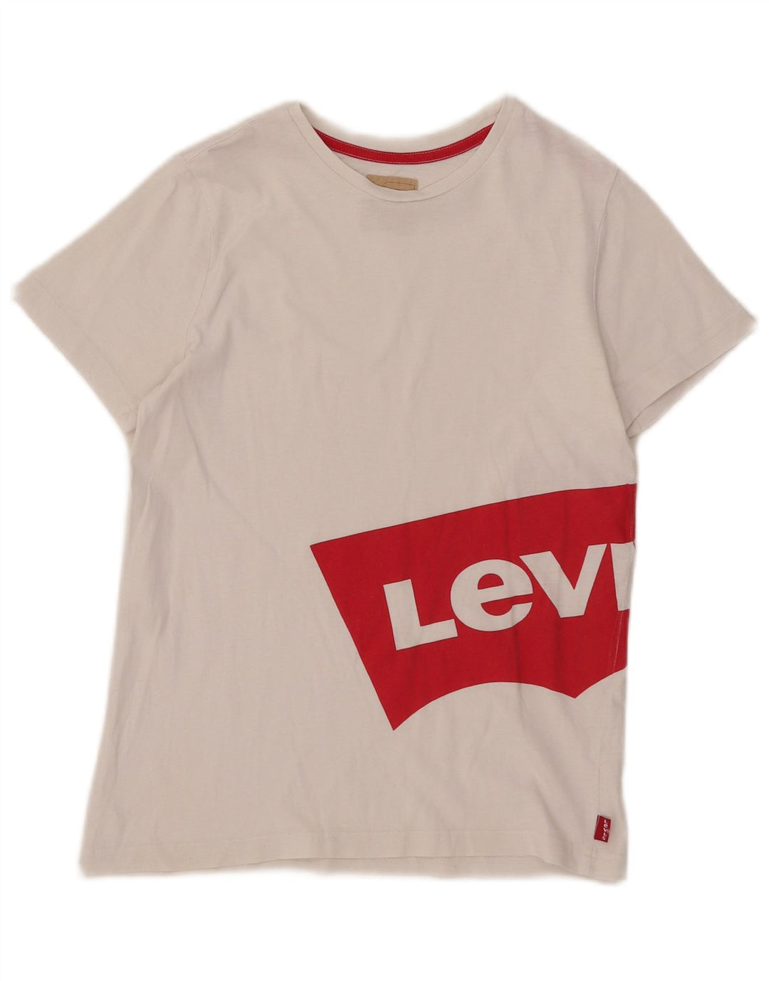 Tricou grafic Levi's pentru baieti Top 13-14 ani bumbac alb