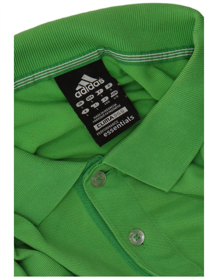 Tricou polo ADIDAS Clima 365 pentru bărbați, verde mare