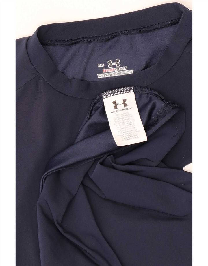Tricou Under Armour pentru bărbați Heat Gear Top Mediu Bleumarin Poliester