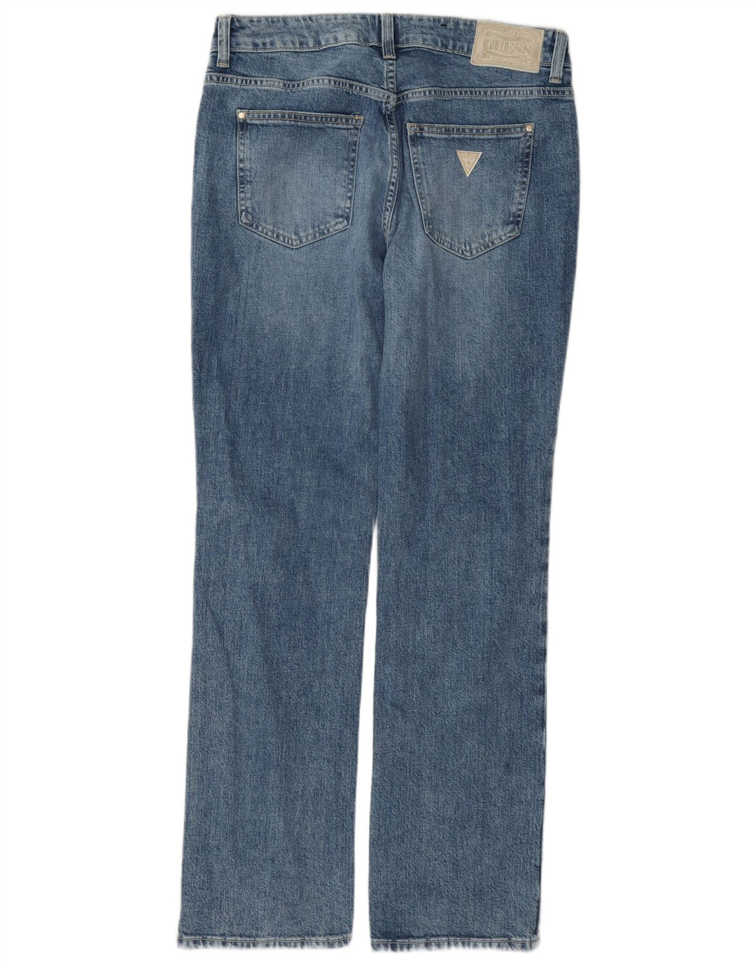 Blugi drepte pentru femei Guess W29 L31 Bumbac albastru
