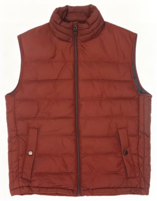 Gilet căptușit pentru bărbați Zara UK 40 Large Maro