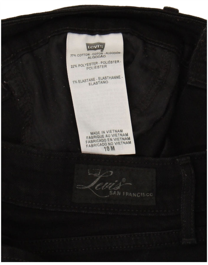 Blugi Levi's Bootcut pentru femei US 10 Large W32 L31 Bumbac negru