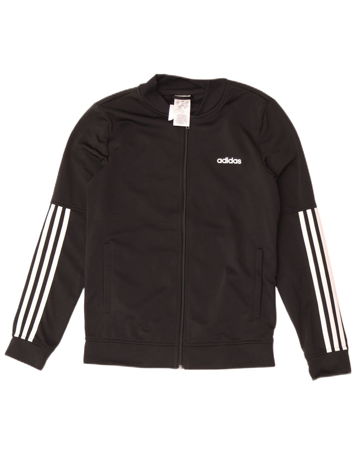 Jachetă de trening pentru femei Adidas UK 8/10 Poliester negru mic