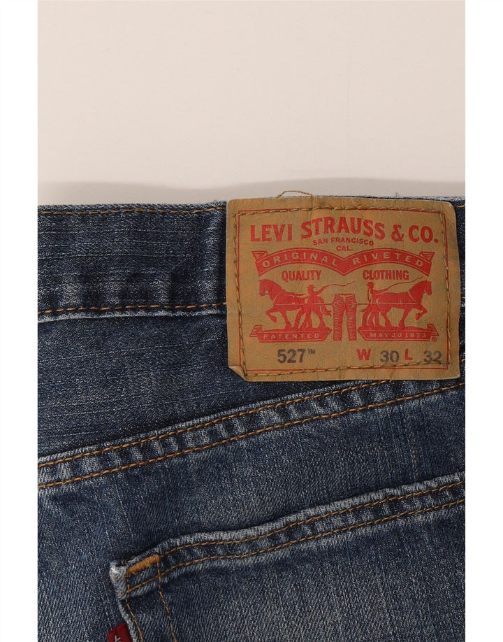 Blugi Levi's 527 Slim Bootcut W30 L32 Bumbac albastru