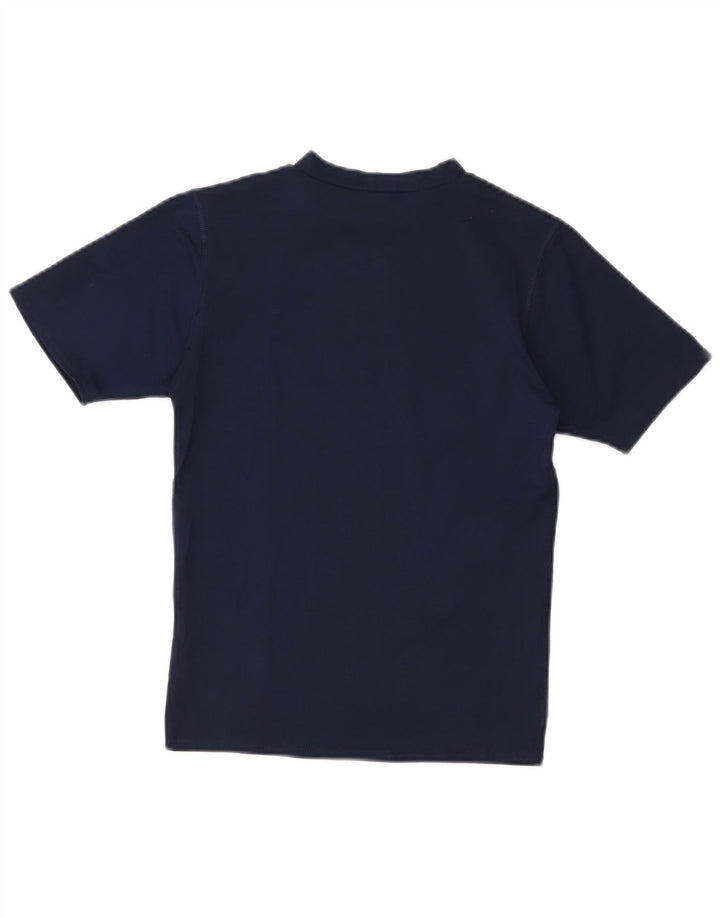 Tricou Nike Dri Fit pentru femei Top UK 12 Medium Bleumarin Poliester