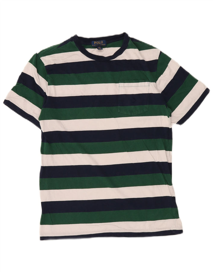 POLO RALPH LAUREN Tricou băieți Top 11-12 ani mare, multicolor, dungi