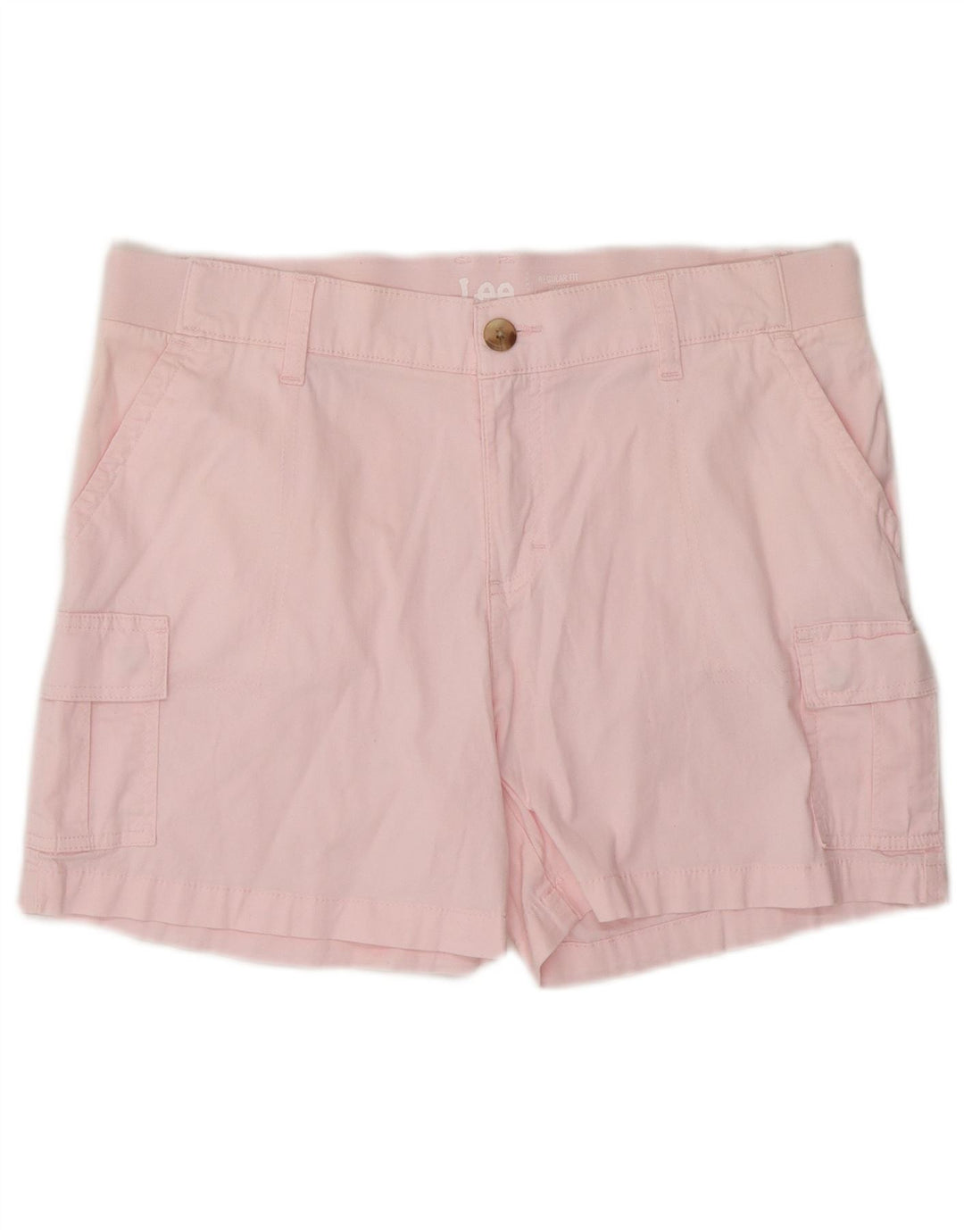 Pantaloni scurti cargo LEE pentru femei, cu ajustare normală, US 12, mari, W34, bumbac roz