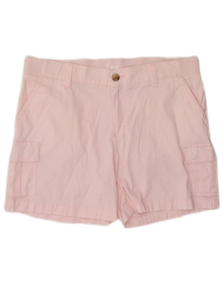 Pantaloni scurti cargo LEE pentru femei, cu ajustare normală, US 12, mari, W34, bumbac roz