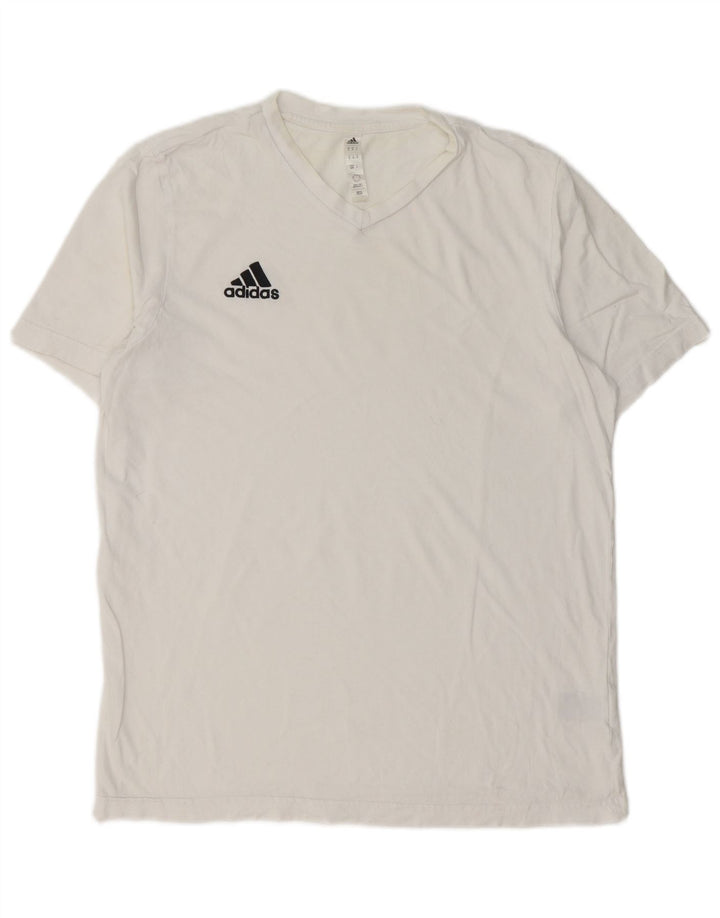 Tricou pentru bărbați ADIDAS Top Medium Alb Bumbac