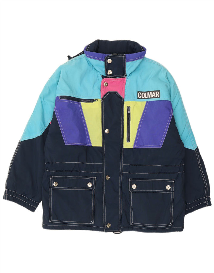 Jachetă de schi pentru bărbați Colmar cu glugă UK 38 Medium Bleumarin Colorblock