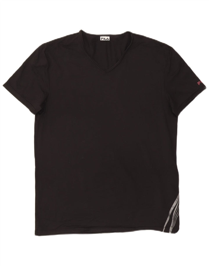 Tricou Bărbați FILA Top Large Negru