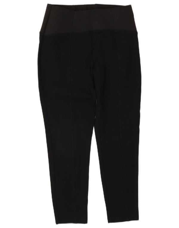 Leggings crop pentru femei Marks & Spencer UK 12 Medium Black Viscose
