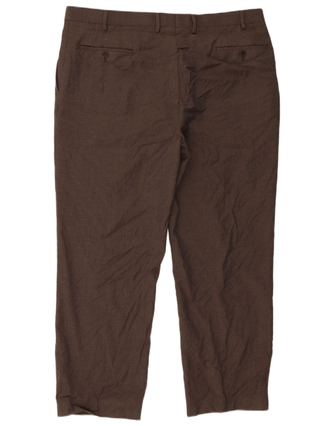 Pantaloni de costum pentru bărbați Marks & Spencer L40 L31 maro Lână nouă