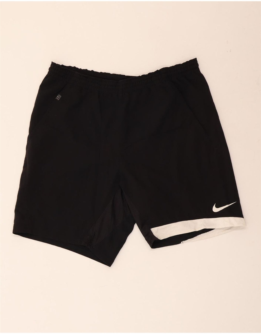 Pantaloni scurți sport NIKE pentru bărbați, mari, negru, color block