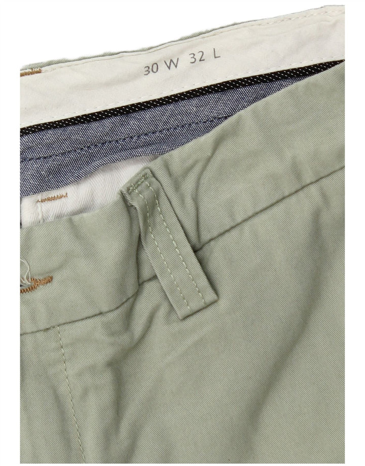 Pantaloni scurți chino Jack Wills pentru bărbați W30, bumbac verde mediu