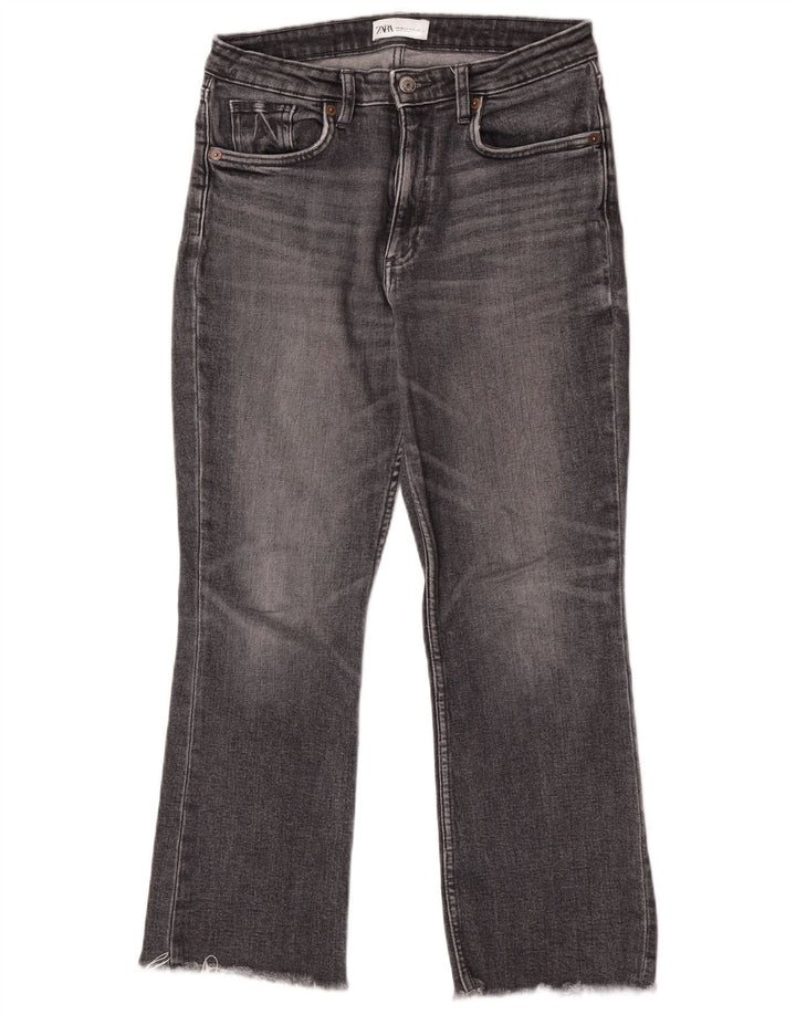 Blugi tăiați pentru femei Zara EU 36 XS W26 L25 gri