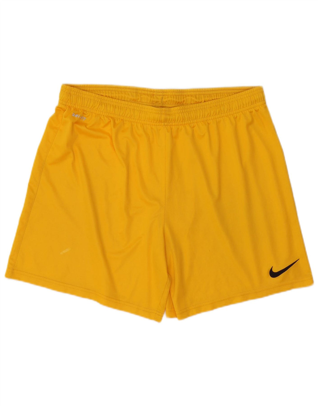 Pantaloni scurți sport Nike Dri Fit pentru bărbați, mari, galbeni, din poliester