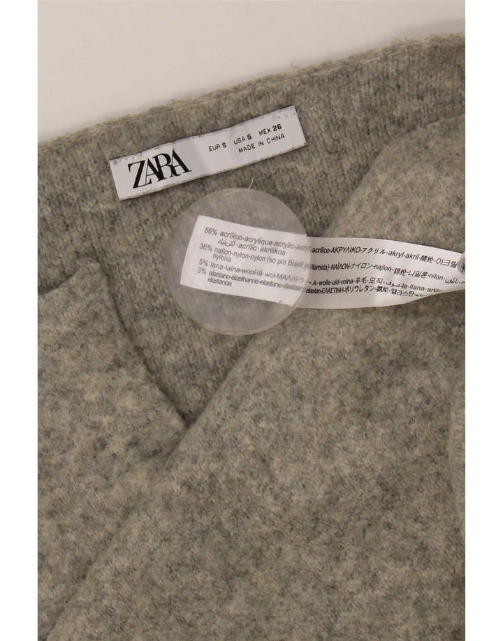 Set 2 bucăți supradimensionat tricot pentru femei Zara UK 10 mic, gri acrilic