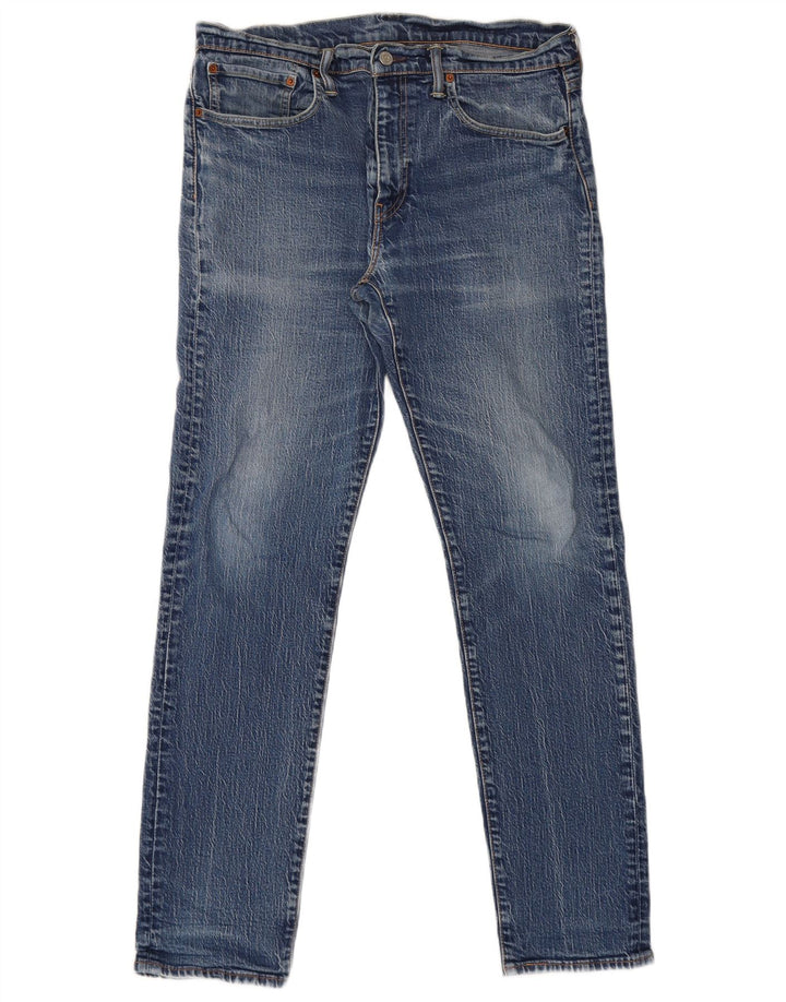 Blugi conici pentru bărbați Levi's 502 W34 L34 Bumbac albastru