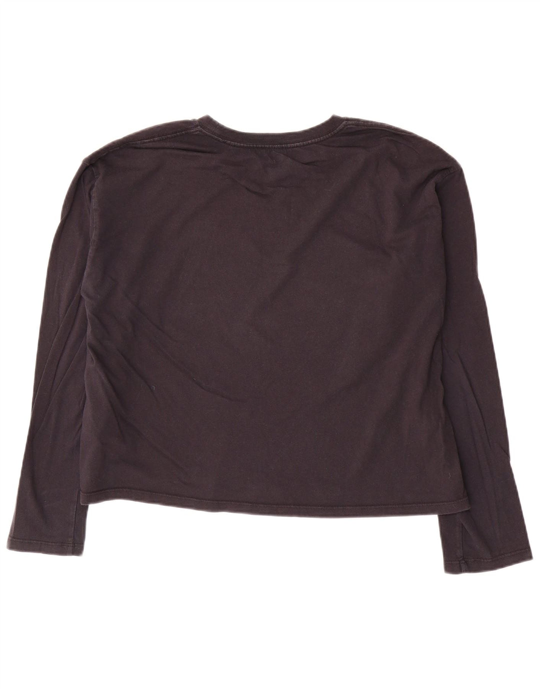 Crop Top pentru femei Levi's cu mânecă lungă UK 14 Medium Bluemarin Bumbac