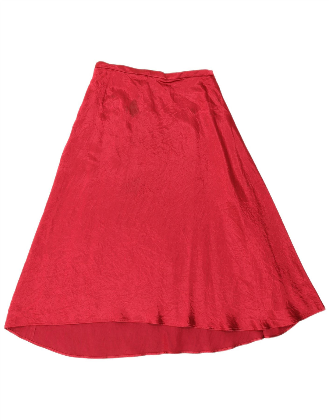 Fusta A-Line pentru femei Marks & Spencer UK 8 Small W26 Red Acetat