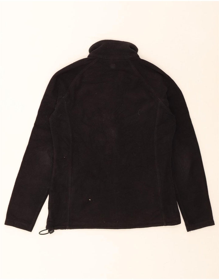 MOUNTAIN WAREHOUSE Womens Fleece Jacket UK 10 Small Black Polyester Vintage Mountain Warehouse and Second-Hand Mountain Warehouse from Messina Hembry 