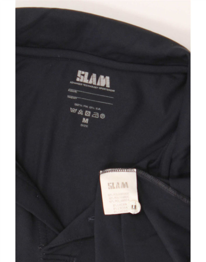 Slam Tricou Polo cu grafică pentru bărbați Mediu Bleumarin Poliamidă