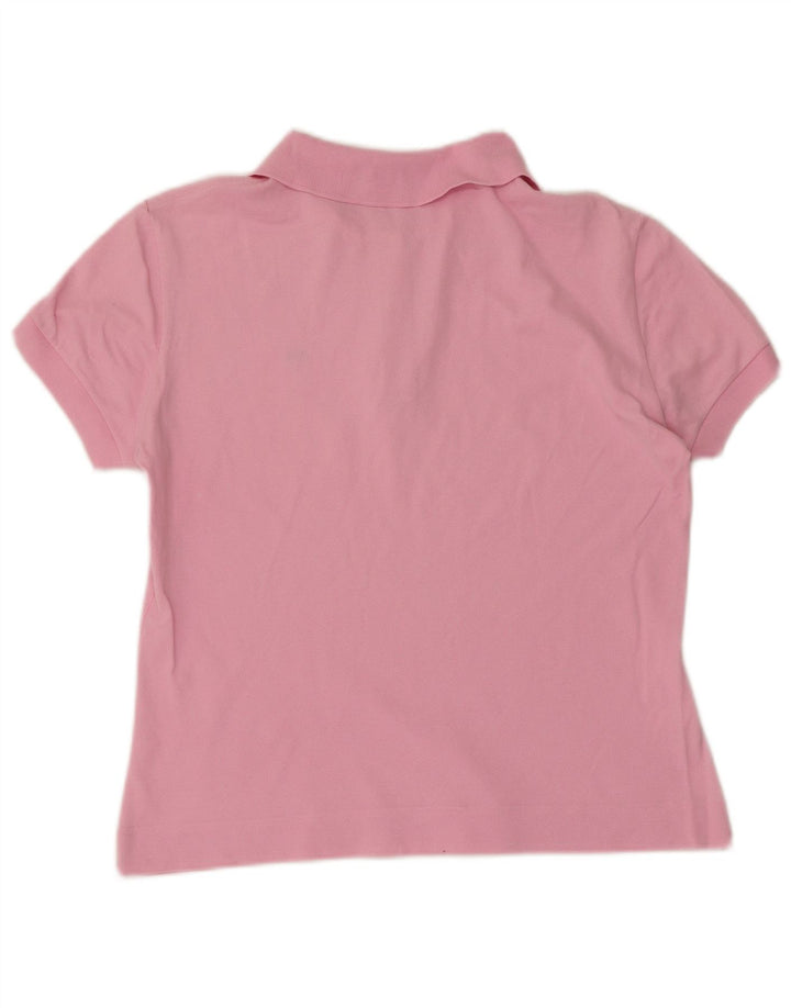 Tricou polo Lacoste pentru femei Mărimea 44 mare roz