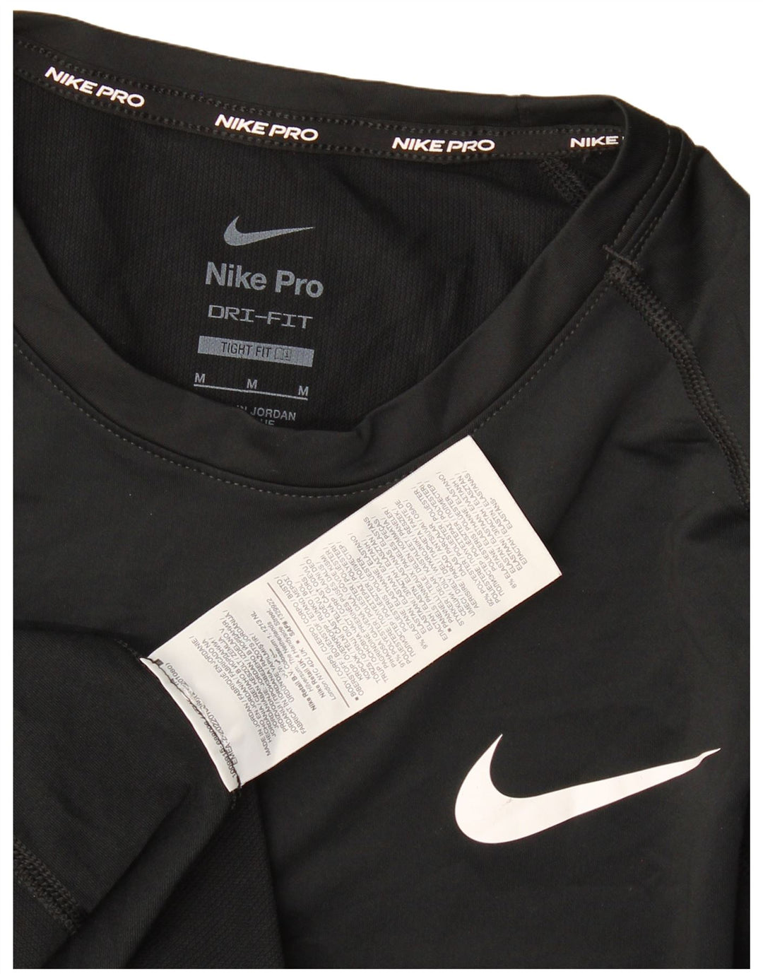 Tricou Nike Dri Fit pentru bărbați Top Mediu Negru Poliester