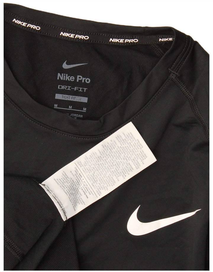 Tricou Nike Dri Fit pentru bărbați Top Mediu Negru Poliester