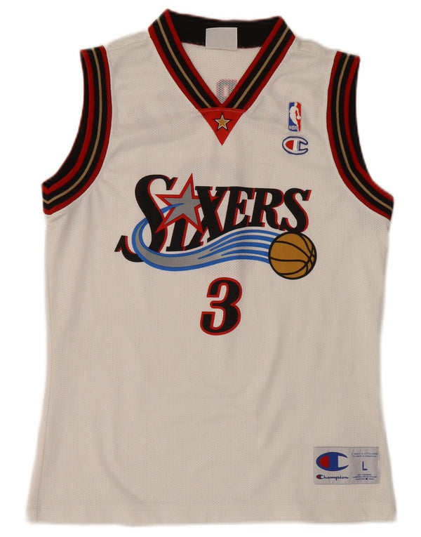 Vesta grafică NBA Champion Boys Top 11-12 ani, mare, alb, color block