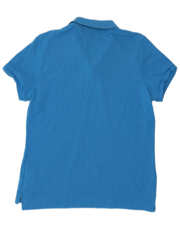 POLO RALPH LAUREN Tricou polo subțire pentru femei UK 18 XL Bumbac albastru