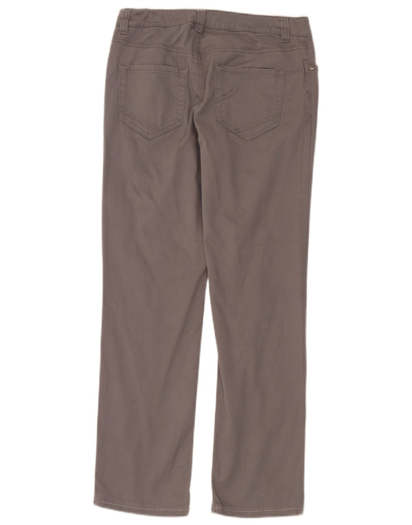 Pantaloni casual drepti pentru femei Benetton IT 40 Small W30 L28 Bumbac gri