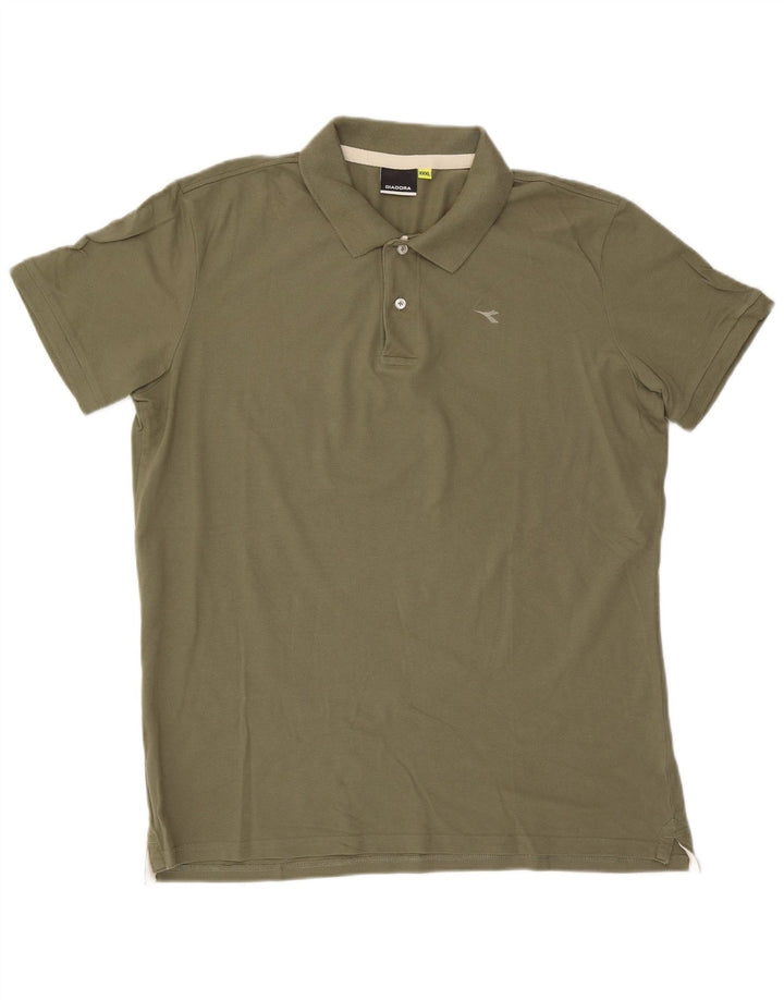 Tricou polo pentru bărbați Diadora 3XL kaki