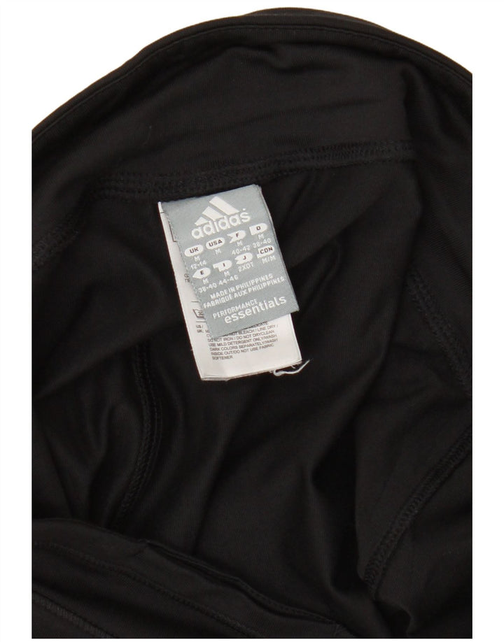 Leggings pentru femei Adidas UK 12/14 Poliester mediu negru