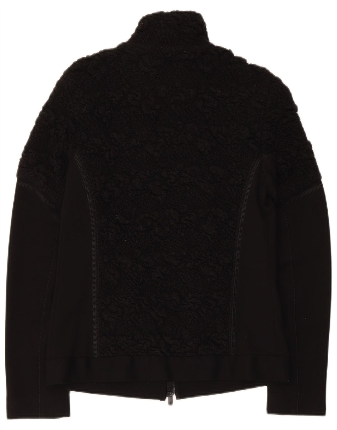 Pulover cardigan Beate Heymann pentru femei UK 10 Lână neagră mică
