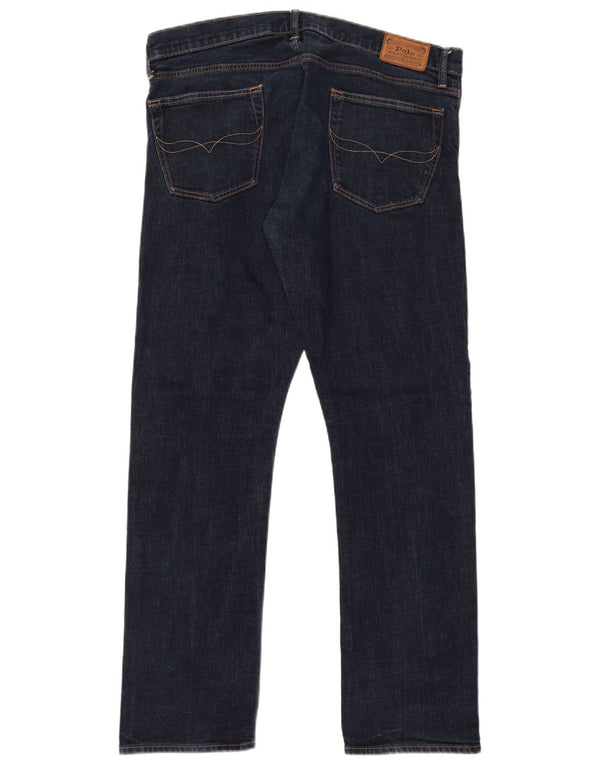 Blugi drepti pentru bărbați Polo Ralph Lauren L36 L34 Bumbac bleumarin
