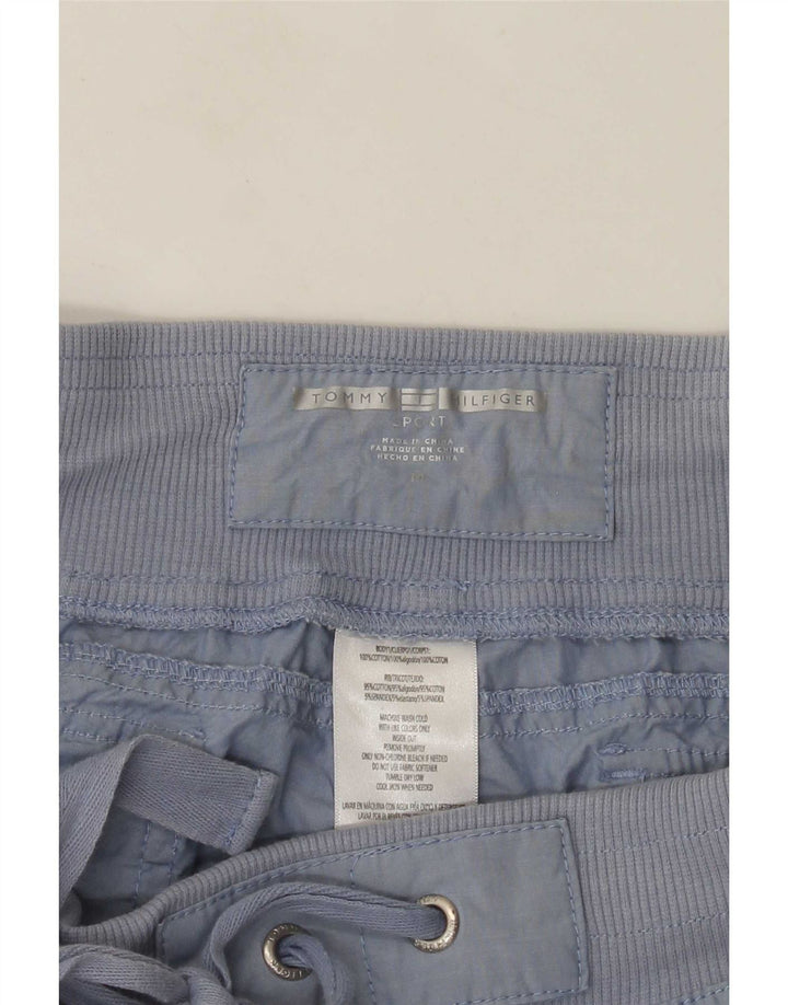 Pantaloni capri Tommy Hilfiger pentru femei, mediu W30 L22, bumbac albastru