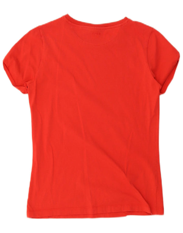 Tricou pentru femei Hugo Boss Top UK 10 Small Red Bumbac