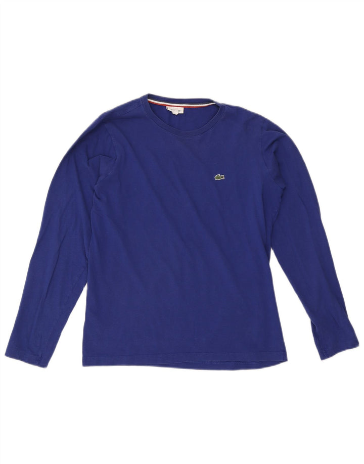 Lacoste Băieți Top Maneca Lunga 15-16 Ani Bumbac Albastru