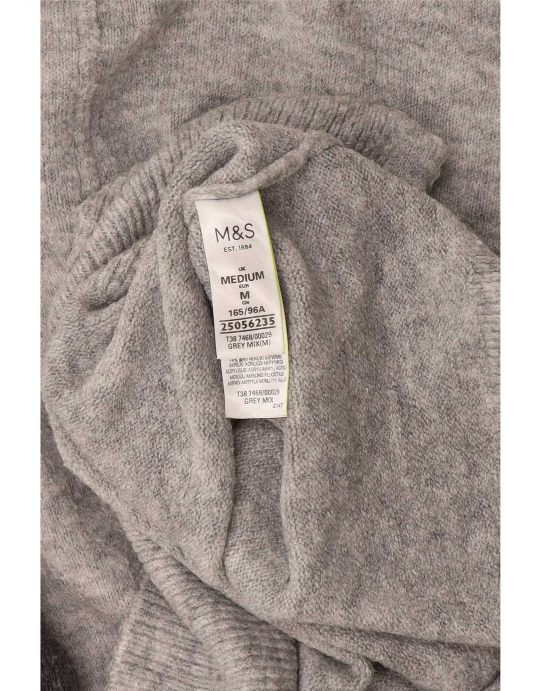 Pulover cu gât țestoasă pentru femei Marks & Spencer UK 14 Gri mediu