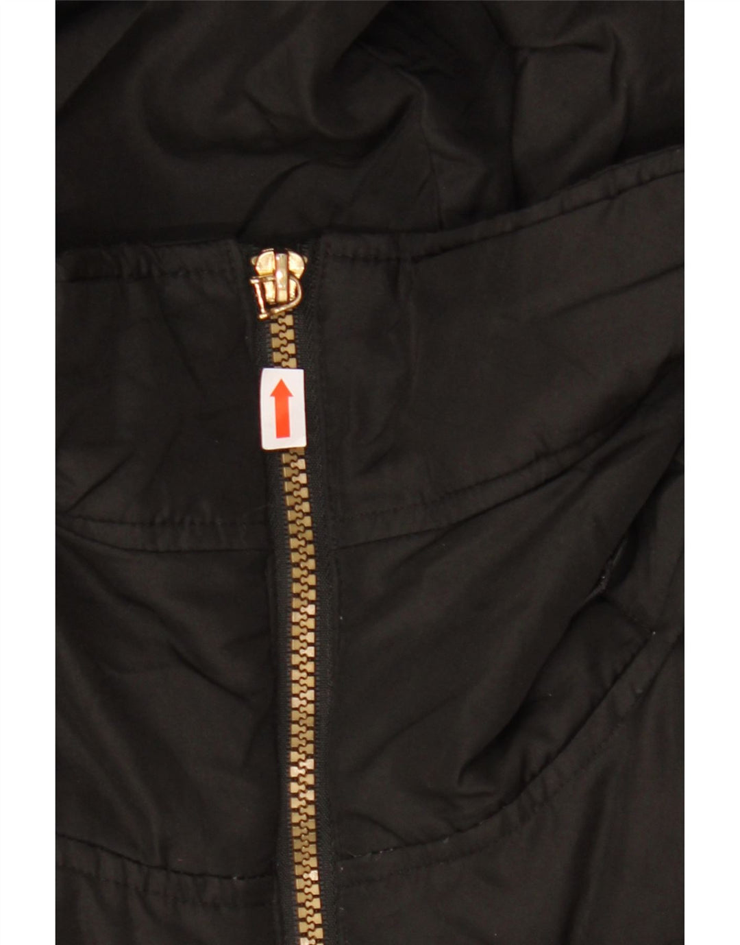 Palton căptușit cu glugă Calvin Klein pentru femei UK 10 Poliester negru mic