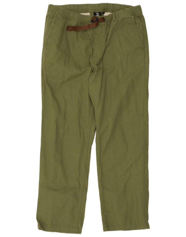 Pantaloni chino drept bărbați Vans XL W38 L30 bumbac verde