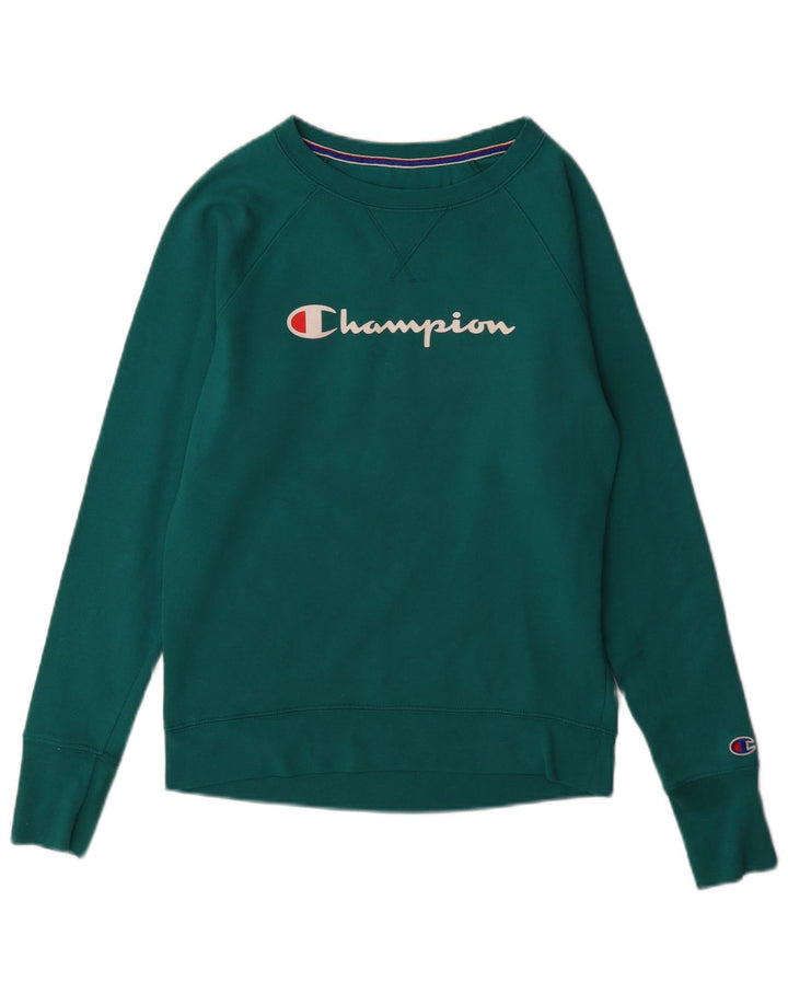 Pulover grafic pentru bărbați Champion Pulover mic, verde, poliester