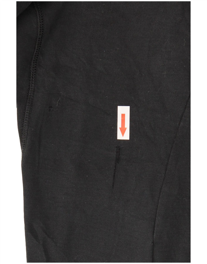 Pantaloni de trening Adidas pentru femei Joggeri mici bumbac negru