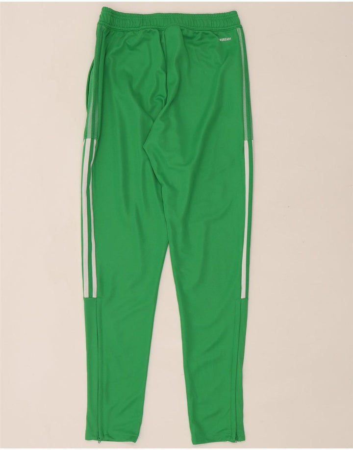 Pantaloni de trening Adidas Aeroready pentru femei UK 10 Poliester verde mic