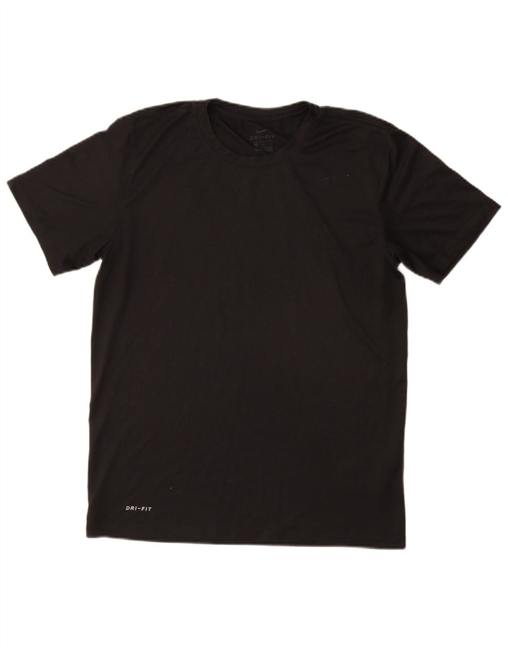 Tricou Nike Dri Fit pentru bărbați Top Mediu Negru Poliester